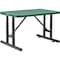 Global Industrial 4' Rectangular Expanded Metal Outdoor Table, Green 277550GN - alternate 1